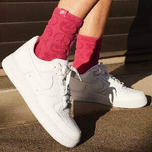 Nike Air Force 1 "Triple White" Low Top Classic Sneakers Women’s US Size 8